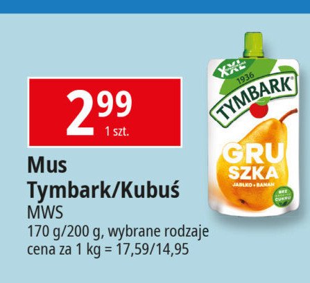 Mus jabłko-banan Kubuś baby promocja