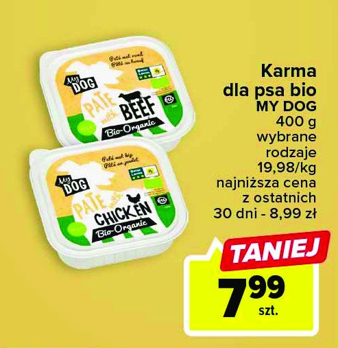 Karma dla psa wo艂owina MY DOG promocja