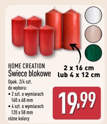Świece blokowe  promocja w Aldi