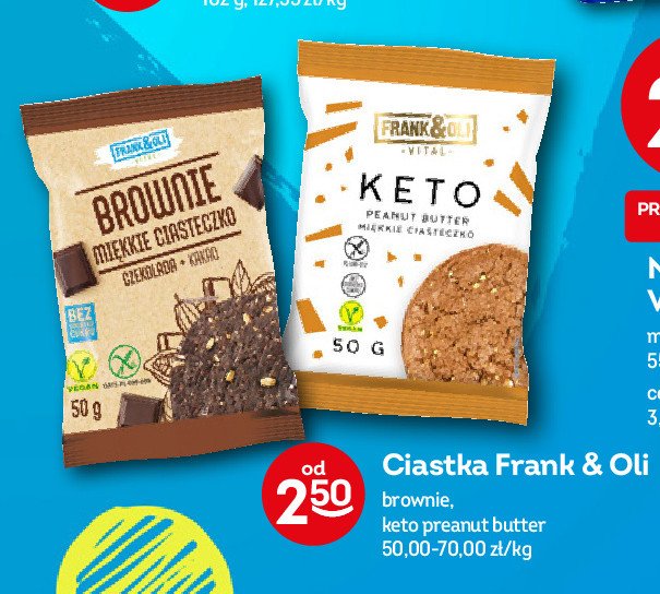 Ciasteczko keto masło orzechowe Frank&oli promocja