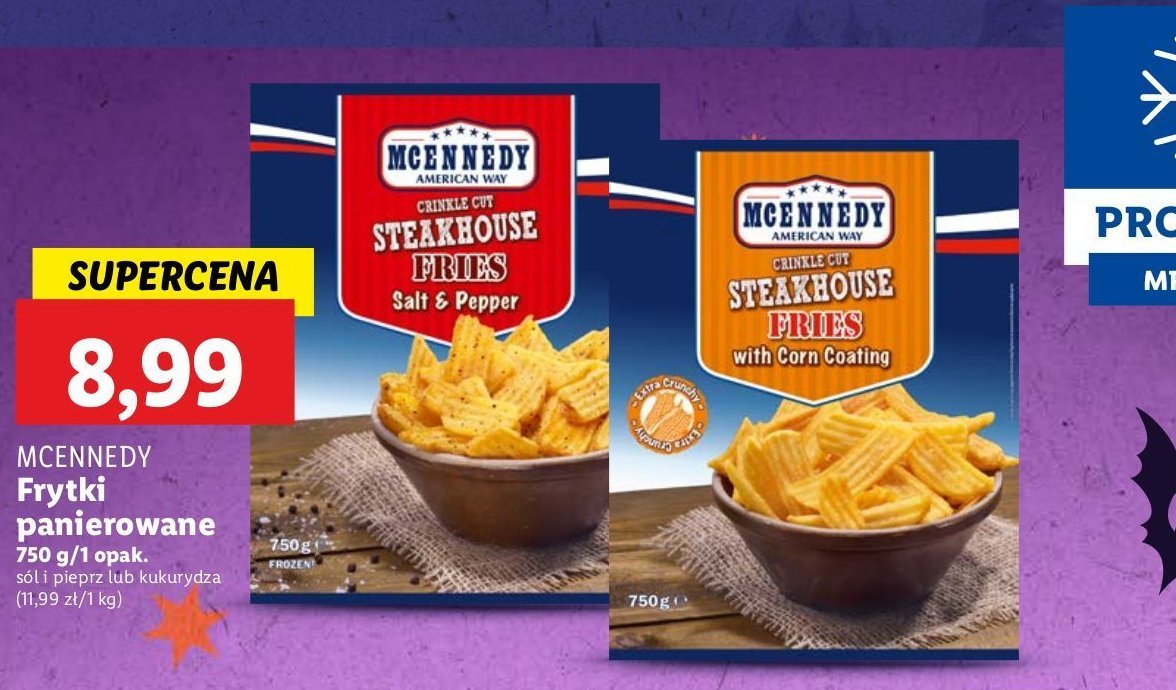 Frytki steakhouse Mcennedy promocja