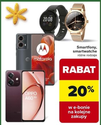 Smartfon różne rodzaje promocja w Carrefour Market