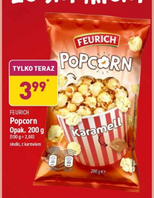 Popcorn karmelowy Feurich promocja