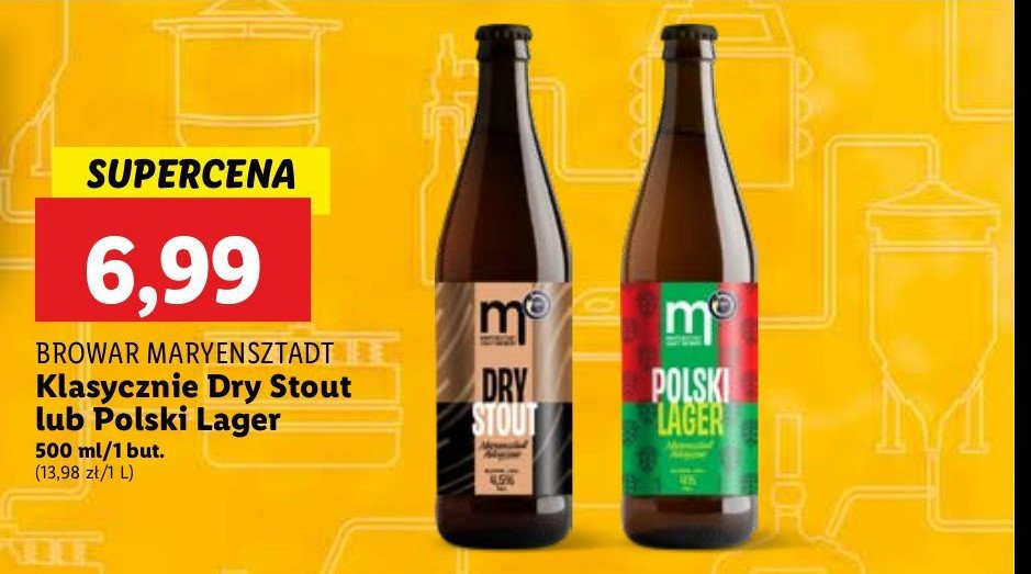 Piwo polski lager Maryensztadt promocja