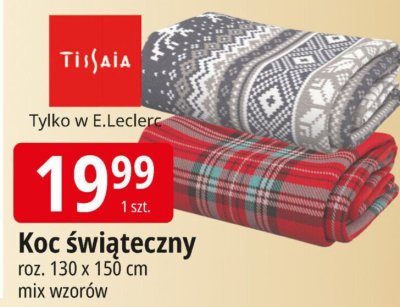 Koc świąteczny Tiikjaia promocja w Leclerc