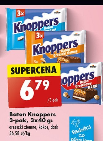 Baton dark Knoppers promocja