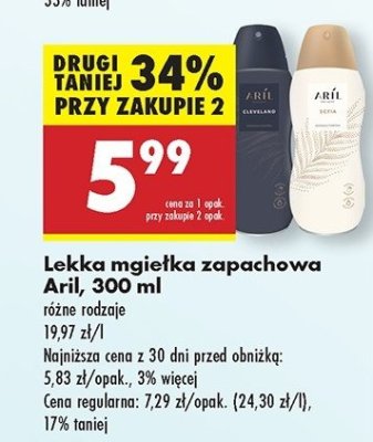 Mgiełka zapachowa cleveland Aril exclusive promocja