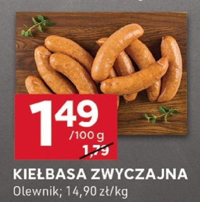 Kiełbasa zwyczajna promocja w Stokrotka