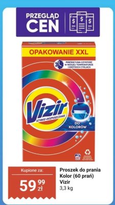 Proszek do prania Kolor Vizir promocja w Dino