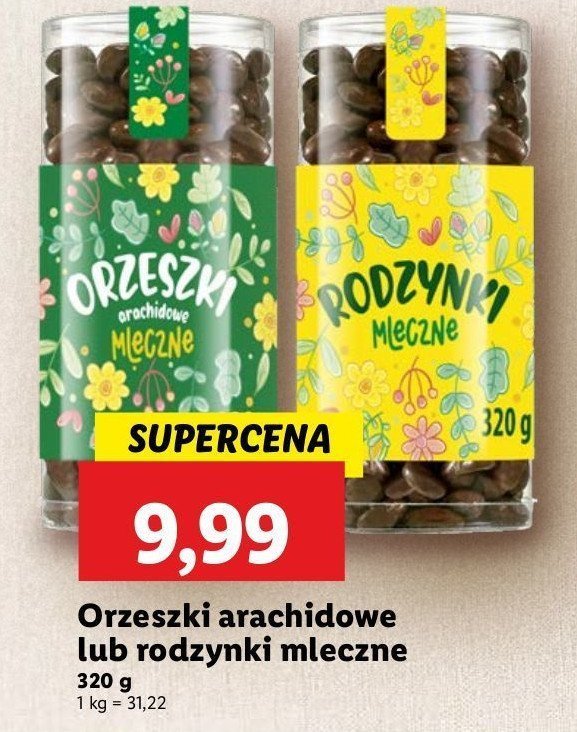 Rodzynki mleczne promocja