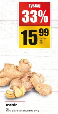 Imbir promocja w Supeco