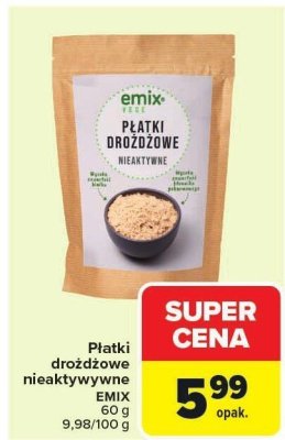 Płatki drożdżowe nieaktywne EMIX promocja w Carrefour Market