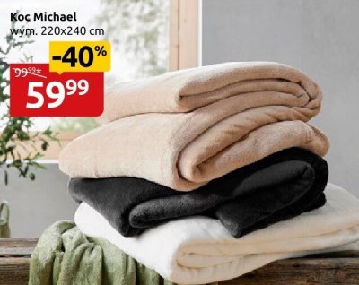 Koc Michael wym. 220x240 cm promocja w Black Red White