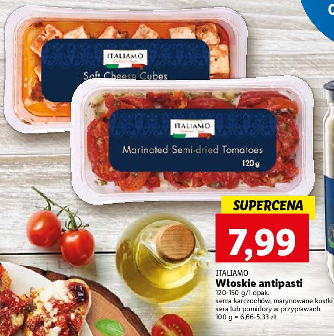 Antipasti włoskie suszone pomidory Italiamo promocja