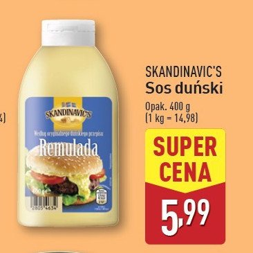 Sos duński remulada Skandinavic's promocja w Aldi