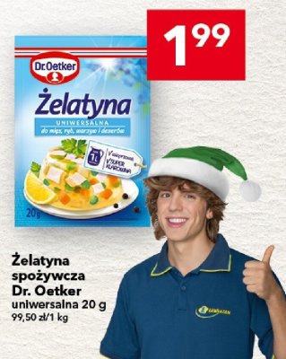 Żelatyna spożywcza Dr. Oetker uniwersalna promocja w LEWIATAN