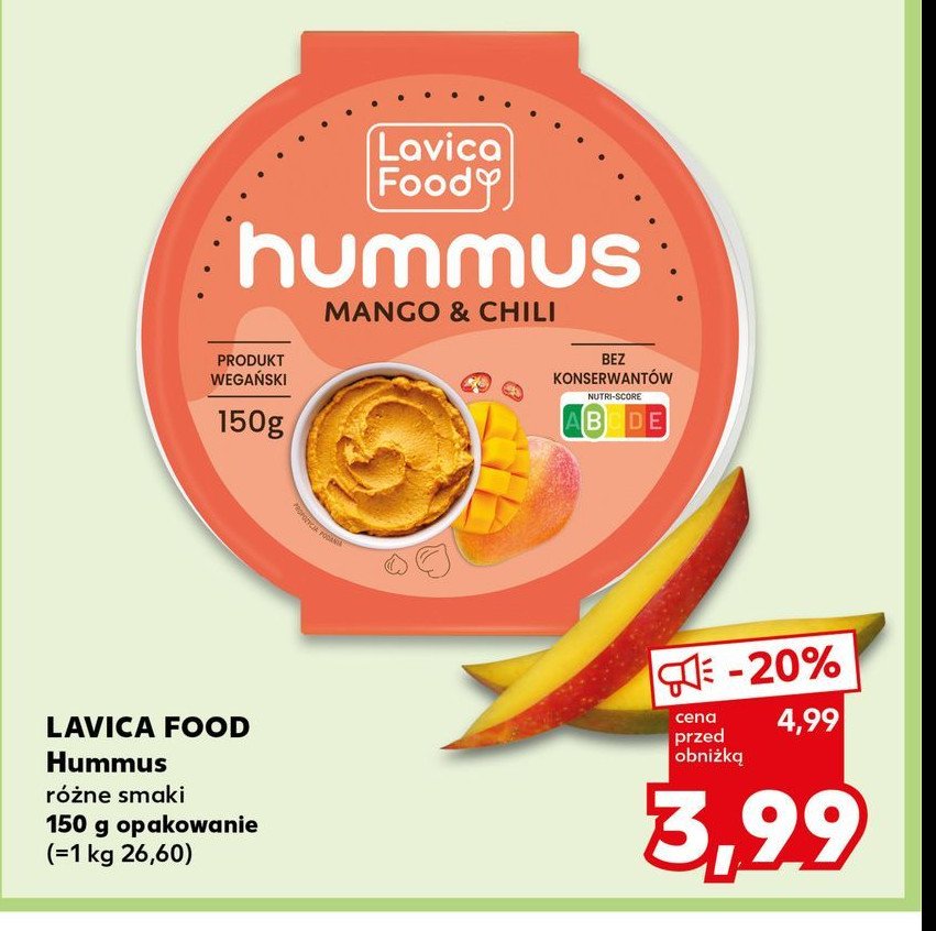 Hummus chili & limonka promocja