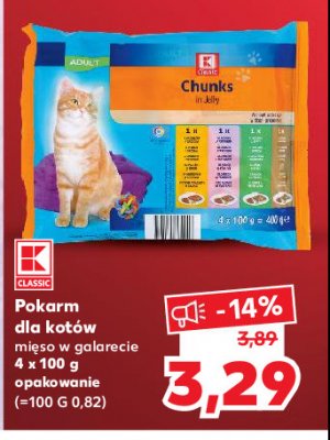 Karma dla kota adult K-classic promocja w Stokrotka