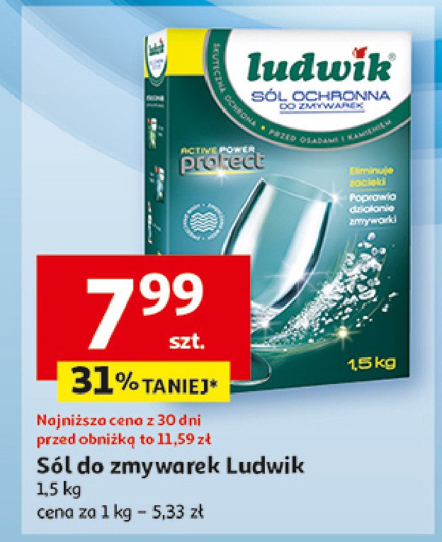 Sól ochronna do zmywarek Ludwik promocja w Auchan