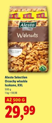 Orzechy włoskie łuskane Alesto Selection, XXL promocja w Lidl