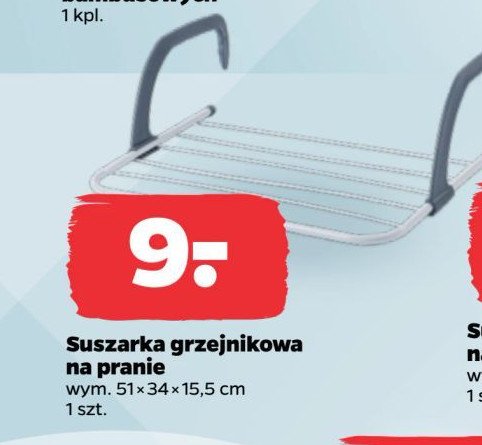 Suszarka grzejnikowa promocja w Netto
