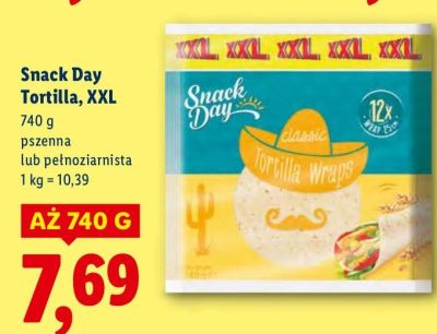 Tortilla Snack Day, XXL promocja w Lidl