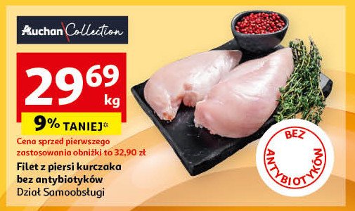 Filet z piersi kurczaka AUCHAN COLLECTION promocja w Auchan