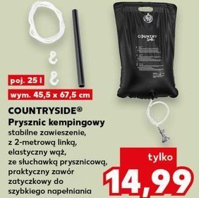 Prysznic kempingowy 25 l K-classic countryside promocja