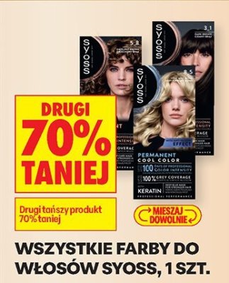 Farby do włosów Syoss, 1 szt. promocja w Biedronka