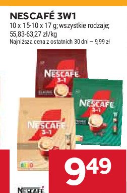 Kawa Nescafe 3in1 strong promocja