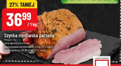 Szynka myśliwska parzona promocja w POLOmarket