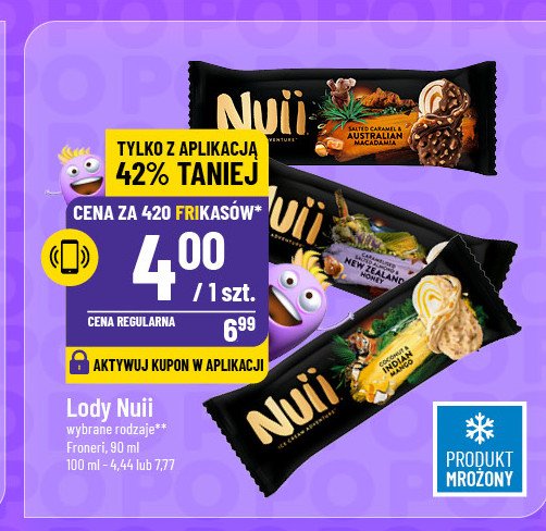 Lód coconut & indian mango Nuii promocja