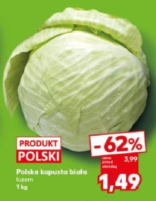 Kapusta biała  promocja w Kaufland