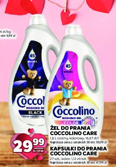 Kapsułki do prania color Coccolino care promocja