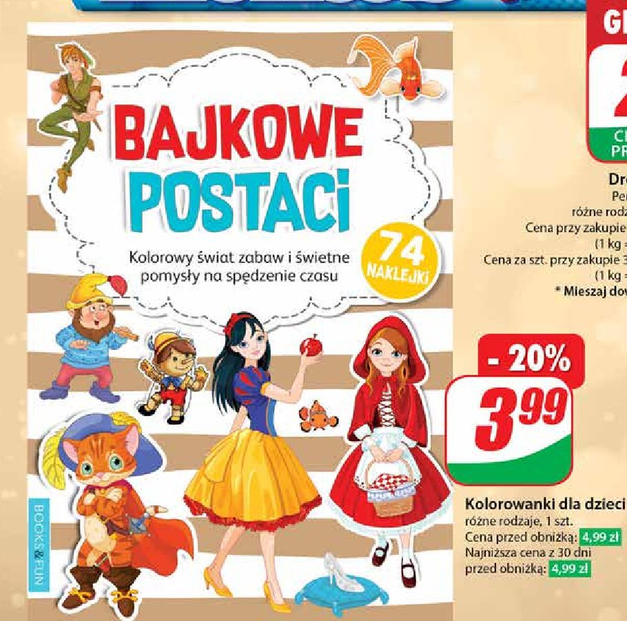 Bajkowe postacie promocja w Dino