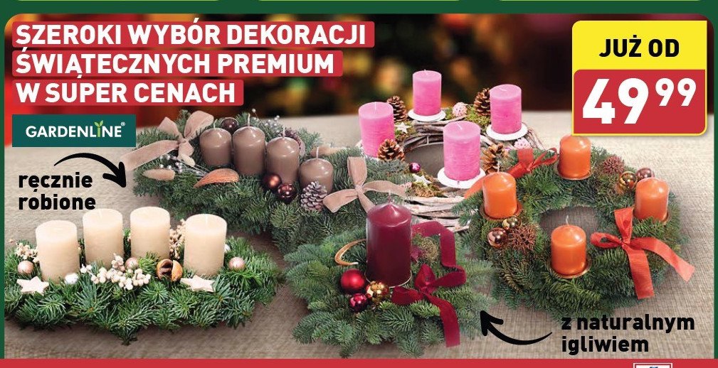 Wieniec świąteczny GARDEN LINE promocja w Aldi