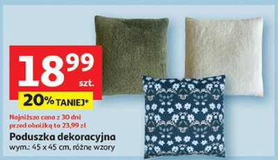 Poduszka dekoracyjna promocja w Auchan