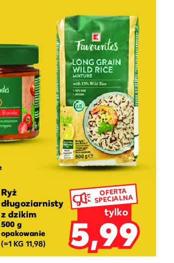 Ryż długoziarnisty z dzikim K-classic favourites promocja