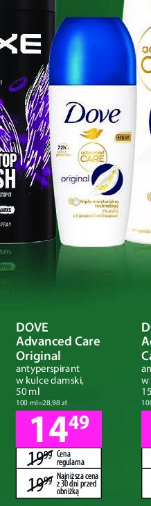 Dezodorant Dove Original promocja