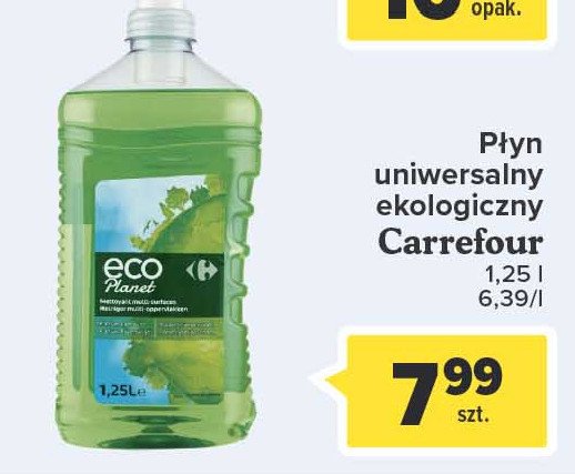 Płyn do czyszczenia różnych powierzchni rozmaryn Carrefour eco planet promocja