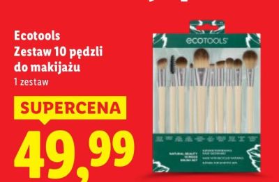 Zestaw 10 pędzli do makijażu  promocja w Lidl