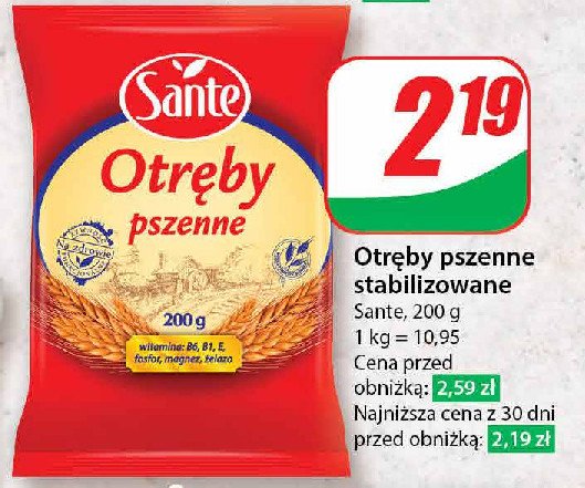 Otręby pszenne Sante promocja