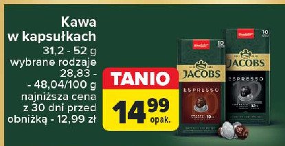 Kawa ristretto 12 Jacobs espresso promocja