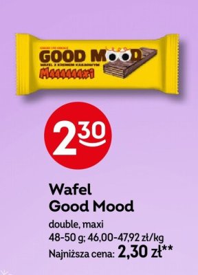 Wafel Good Mood double, maxi promocja w Żabka