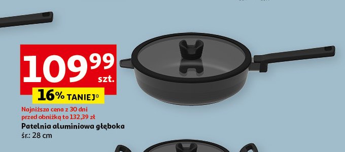 Patelnia głęboka 28 cm Actuel promocja