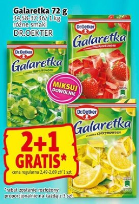 Galaretka różne smaki promocja w Prim Market