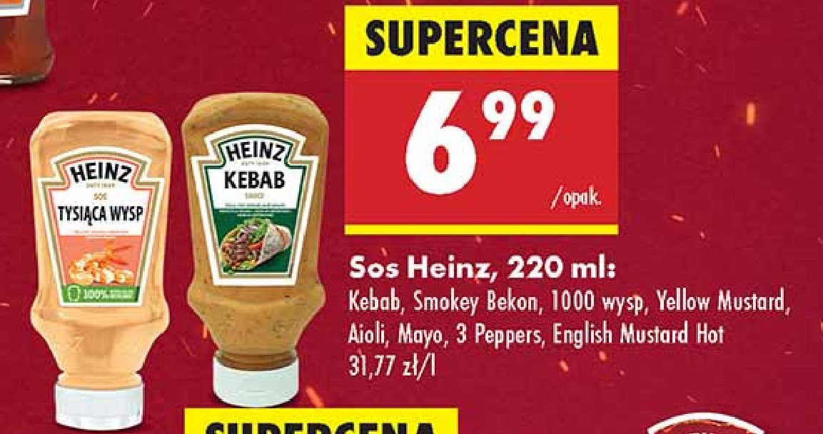 Sos kebab Heinz promocja