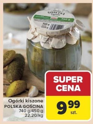 Ogórki kiszone Polska Gościna promocja w Carrefour