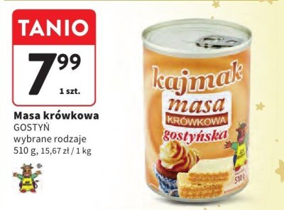 Masa krówkowa GOSTYN promocja w Intermarche