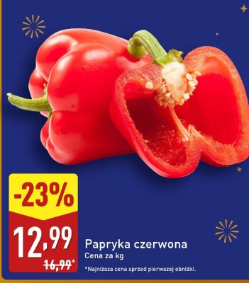 Papryka czerwona promocja w Aldi